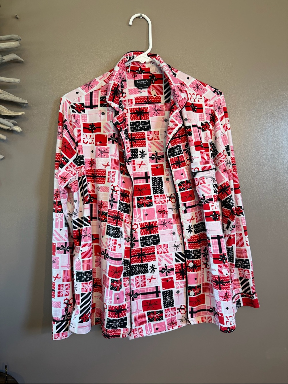 Kate Spade Pajama Set Christmas Theme